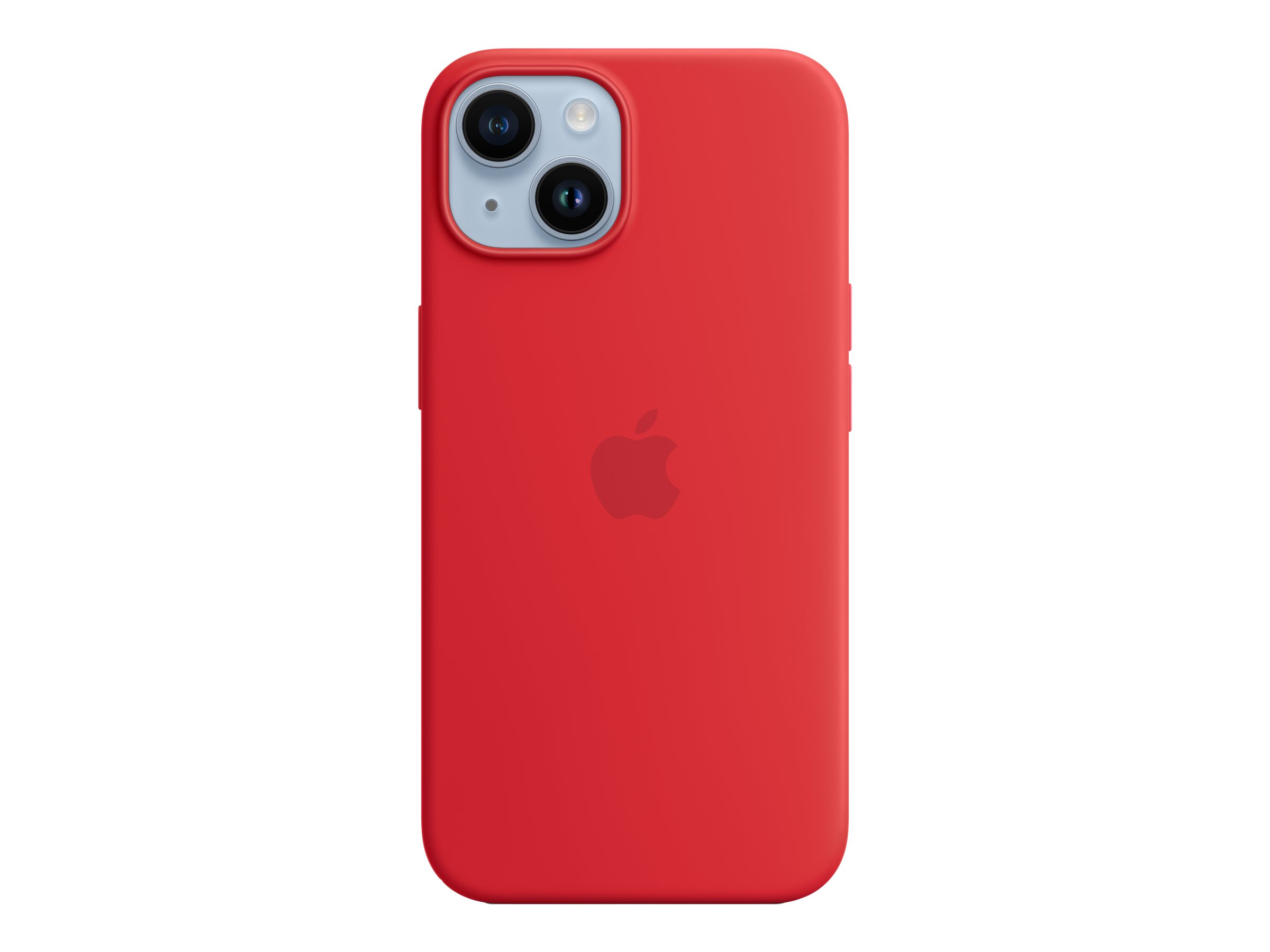 Apple - (PRODUCT) RED - coque de protection pour téléphone portable - compatibilité avec MagSafe - silicone - rouge - pour iPhone 14 - MPRW3ZM/A - Coques et étuis pour téléphone portable
