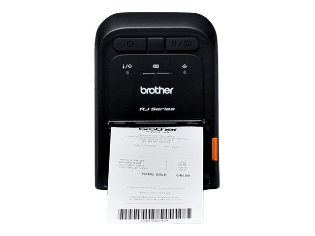 Brother RuggedJet RJ-2035B - Imprimante de reçus - thermique direct - Rouleau (5,7 cm) - 203 dpi - jusqu'à 101.6 mm/sec - USB 2.0, NFC, Bluetooth 5.0 - RJ2035BXX1 - Imprimantes de reçus POS