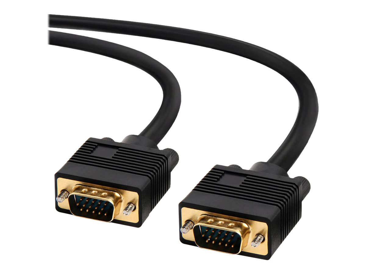 DLH - Câble VGA - HD-15 (VGA) (M) pour HD-15 (VGA) (M) - 1.8 m - vis moletées - DY-TU3573 - Câbles vidéo
