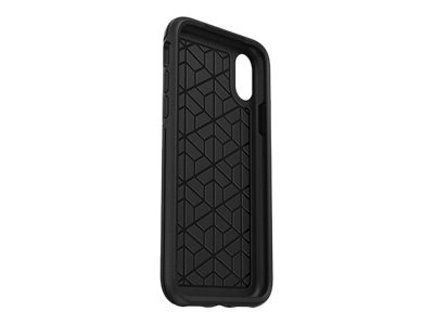 OtterBox Symmetry Series - Coque de protection pour téléphone portable - polycarbonate, caoutchouc synthétique - noir - pour Apple iPhone XS - 77-59572 - Coques et étuis pour téléphone portable