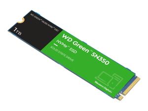 WD Green SN350 NVMe SSD WDS100T3G0C - SSD - 1 To - interne - M.2 2280 - PCIe 3.0 x4 (NVMe) - WDS100T3G0C - Disques SSD