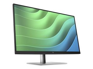 HP E27 G5 - E-Series - écran LED - 27" - 1920 x 1080 Full HD (1080p) @ 75 Hz - IPS - 300 cd/m² - 1000:1 - 5 ms - HDMI, DisplayPort, USB - noir, noir et argent (support) - 6N4E2AA#ABB - Écrans d'ordinateur