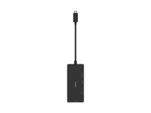 Belkin - Adaptateur vidéo - 24 pin USB-C mâle pour HD-15 (VGA), DVI-I, HDMI, DisplayPort femelle - noir - support 4K - AVC003btBK - Accessoires pour téléviseurs