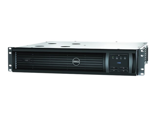 Dell Smart-UPS 1500VA LCD RM - Onduleur (rack-montable) - CA 220/230/240 V - 1000 Watt - 1500 VA - RS-232, USB, Ethernet 10/100 - connecteurs de sortie : 4 - 2U - noir - avec APC SmartConnect - DLT1500RMI2UC - UPS montables sur rack