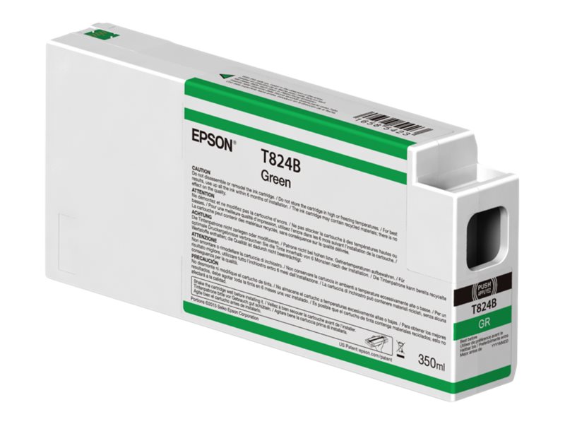 Epson T824B00 - 350 ml - vert - original - cartouche d'encre - pour SureColor SC-P6000, SC-P7000, SC-P7000V, SC-P8000, SC-P9000, SC-P9000V - C13T824B00 - Cartouches d'imprimante