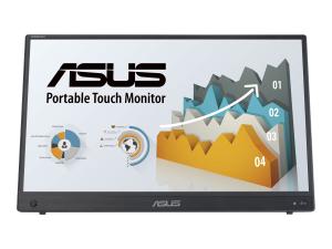 ASUS ZenScreen - Écran LED - 16" (15.6" visualisable) - portable - écran tactile - 1920 x 1080 Full HD (1080p) @ 60 Hz - IPS - 250 cd/m² - 700:1 - 5 ms - Mini HDMI, 2xUSB-C - haut-parleurs - 90LM04S0-B02170 - Écrans d'ordinateur