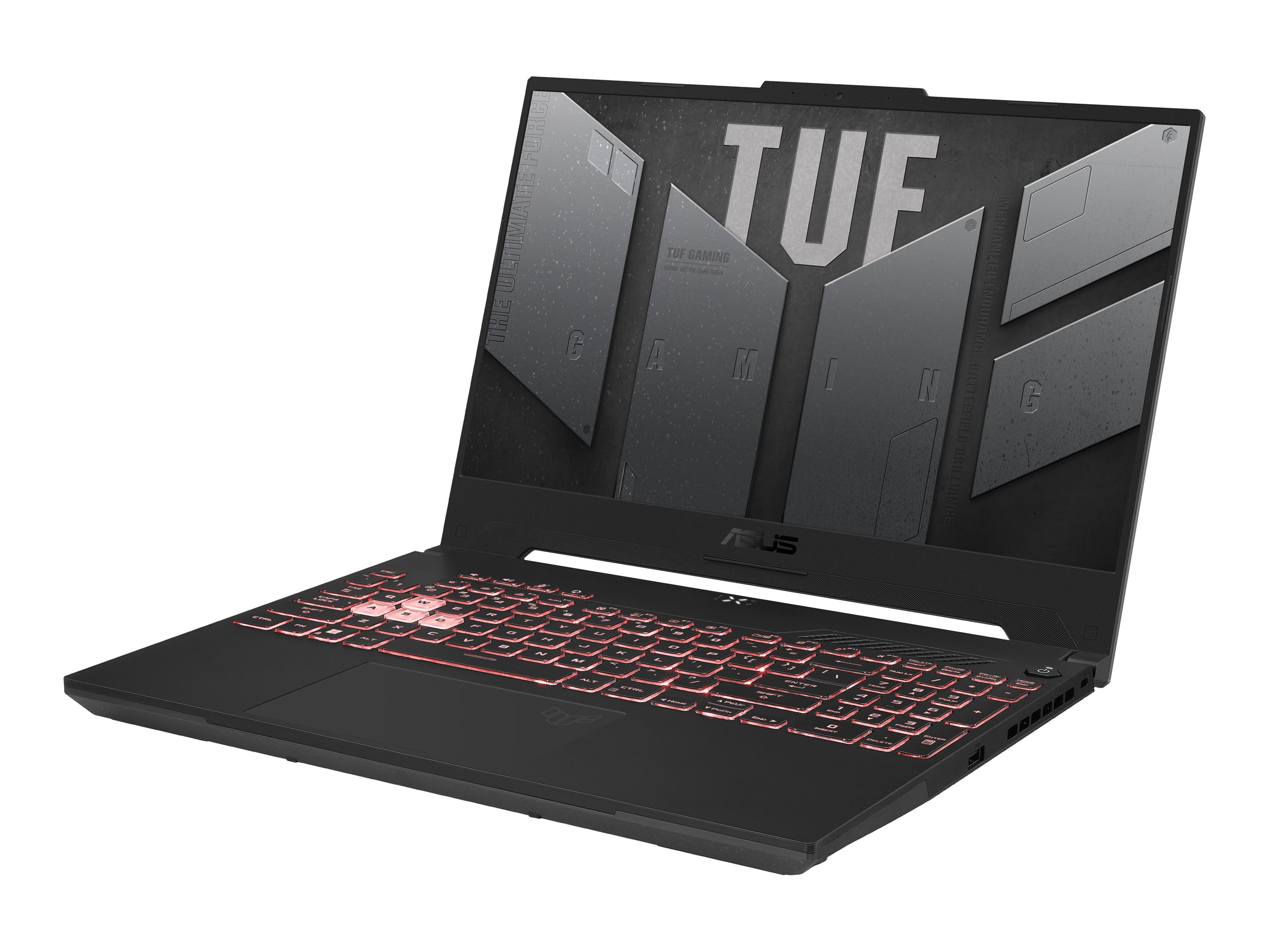 ASUS TUF Gaming A15 FA507NU-LP132W - AMD Ryzen 5 - 7535HS / jusqu'à 4.5 GHz - Win 11 Home - GF RTX 4050 - 16 Go RAM - 512 Go SSD NVMe - 15" 1920 x 1080 (Full HD) @ 144 Hz - Gigabit Ethernet - Wi-Fi 6, Bluetooth - gris métallisé - 90NR0EB8-M00BL0 - Ordinateurs portables