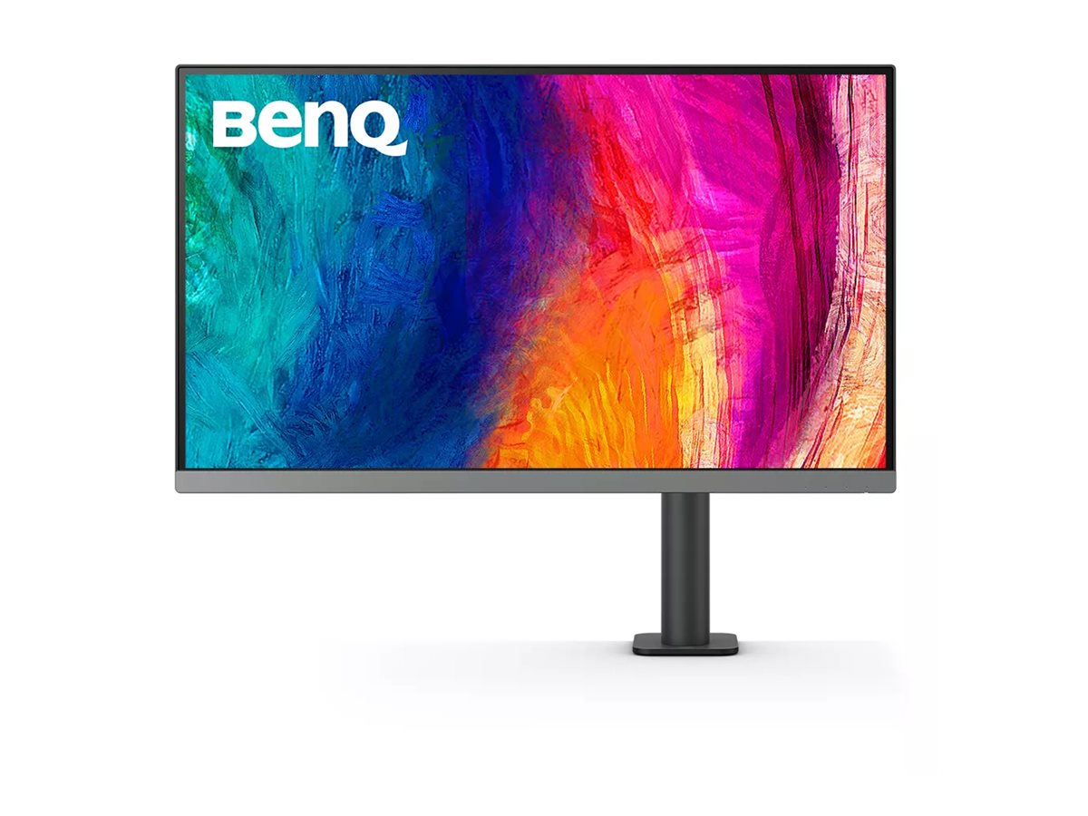 BenQ DesignVue PD2706UA - PD Series - écran LED - 27" - 3840 x 2160 4K @ 60 Hz - IPS - 400 cd/m² - 1200:1 - DisplayHDR 400 - 5 ms - HDMI, DisplayPort, 2xUSB-C - haut-parleurs - gris foncé - PD2706UA - Écrans d'ordinateur