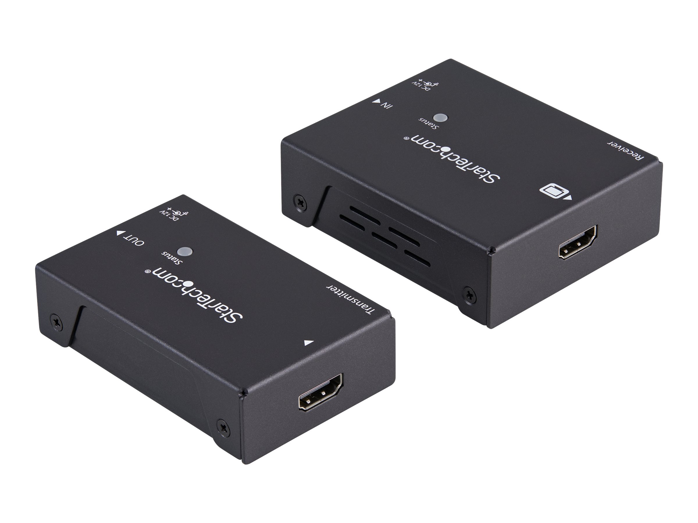 StarTech.com 330 ft. (100 m) HDMI Over CAT5e / CAT6 Extender - HDMI over CAT5e - HDBaseT Extender - 4K30 - HDMI Video Extender (ST121HDBTPW) - Prolongateur audio/vidéo - plus de CAT 5e/6 - jusqu'à 100 m - pour P/N: ST121HDBTRP, SVA12M2NEUA, SVA12M5NA - ST121HDBTPW - Prolongateurs de signal