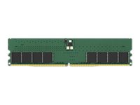 Kingston - DDR5 - kit - 64 Go: 2 x 32 Go - DIMM 288 broches - 4800 MHz / PC5-38400 - CL40 - 1.1 V - mémoire sans tampon - non ECC - pour Dell OptiPlex 7000; Lenovo ThinkCentre M80s Gen 3; M80t Gen 3; M90s Gen 3; M90t Gen 3 - KCP548UD8K2-64 - DDR5