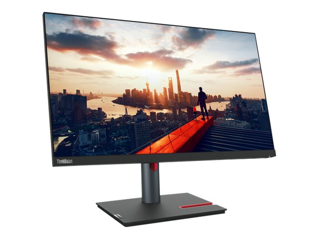 Lenovo ThinkVision P24h-30 - Écran LED - 23.8" - 2560 x 1440 QHD @ 60 Hz - IPS - 300 cd/m² - 1000:1 - 4 ms - HDMI, DisplayPort, USB-C - noir corbeau - 63B3GAT6U1 - Écrans d'ordinateur