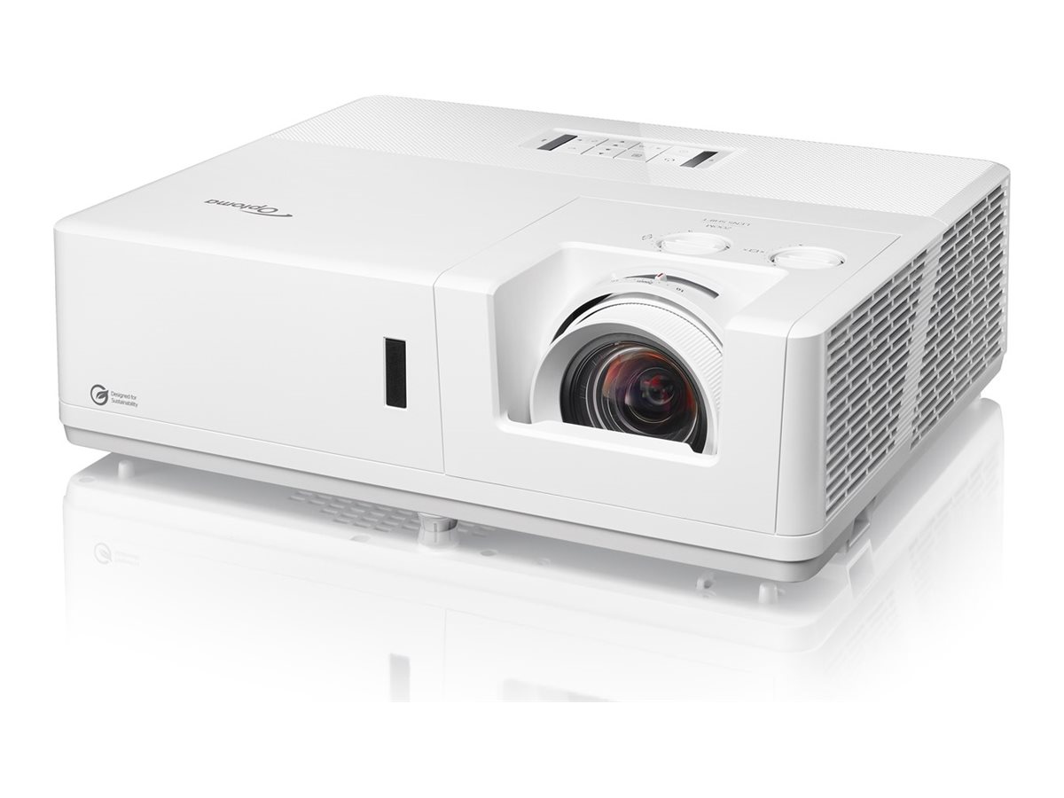 Optoma ZK708T - Projecteur DLP - laser - 3D - 7000 lumens - 3840 x 2160 - 16:9 - 4K - LAN - blanc - E9PD7L112EZ1 - Vidéoprojecteurs laser