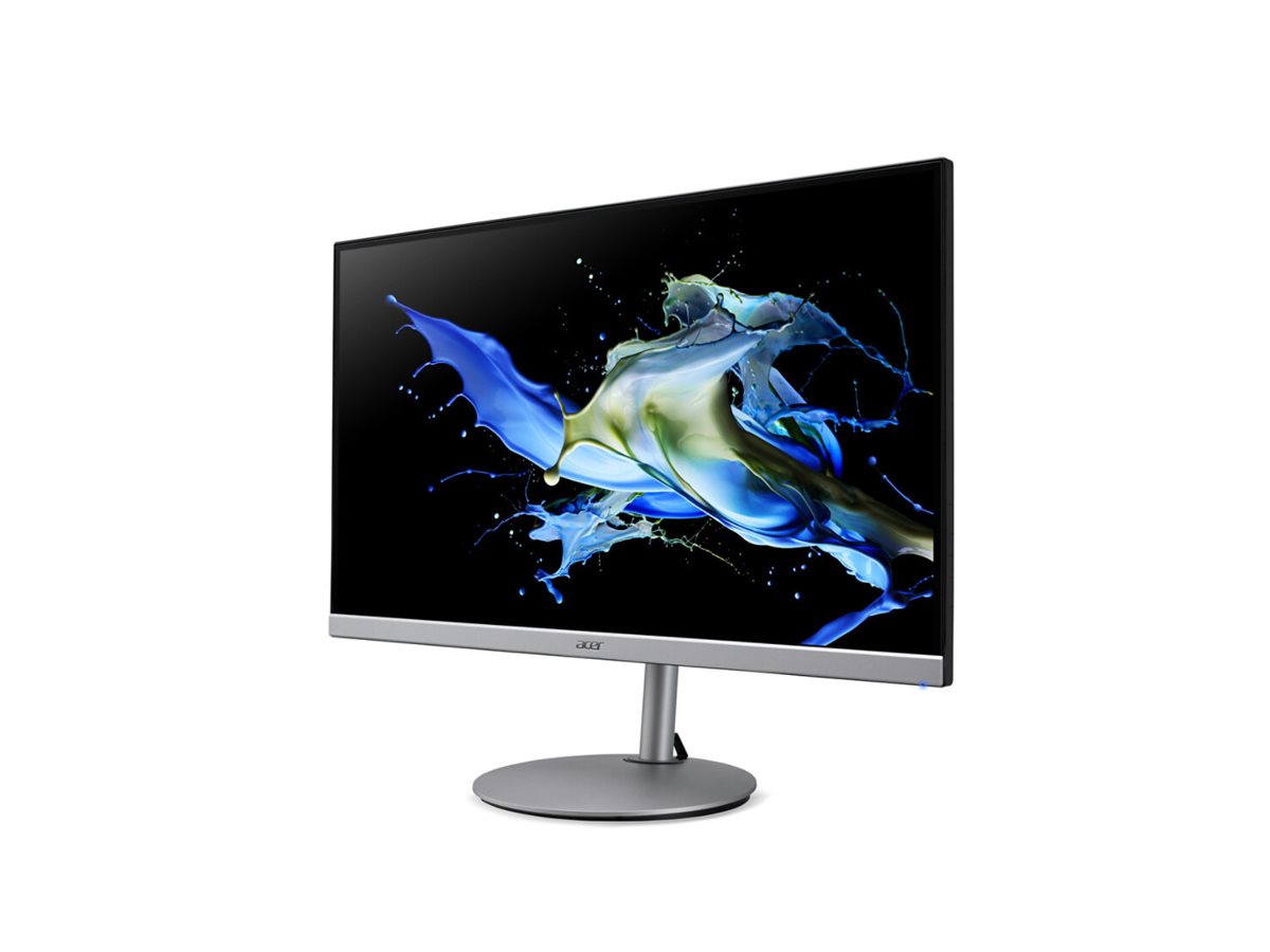 Acer CB242Y Esmiprx - CB2 Series - écran LED - 24" (23.8" visualisable) - 1920 x 1080 Full HD (1080p) @ 100 Hz - IPS - 250 cd/m² - 1000:1 - 1 ms - HDMI, VGA, DisplayPort - haut-parleurs - argent - UM.QB2EE.E02 - Écrans d'ordinateur