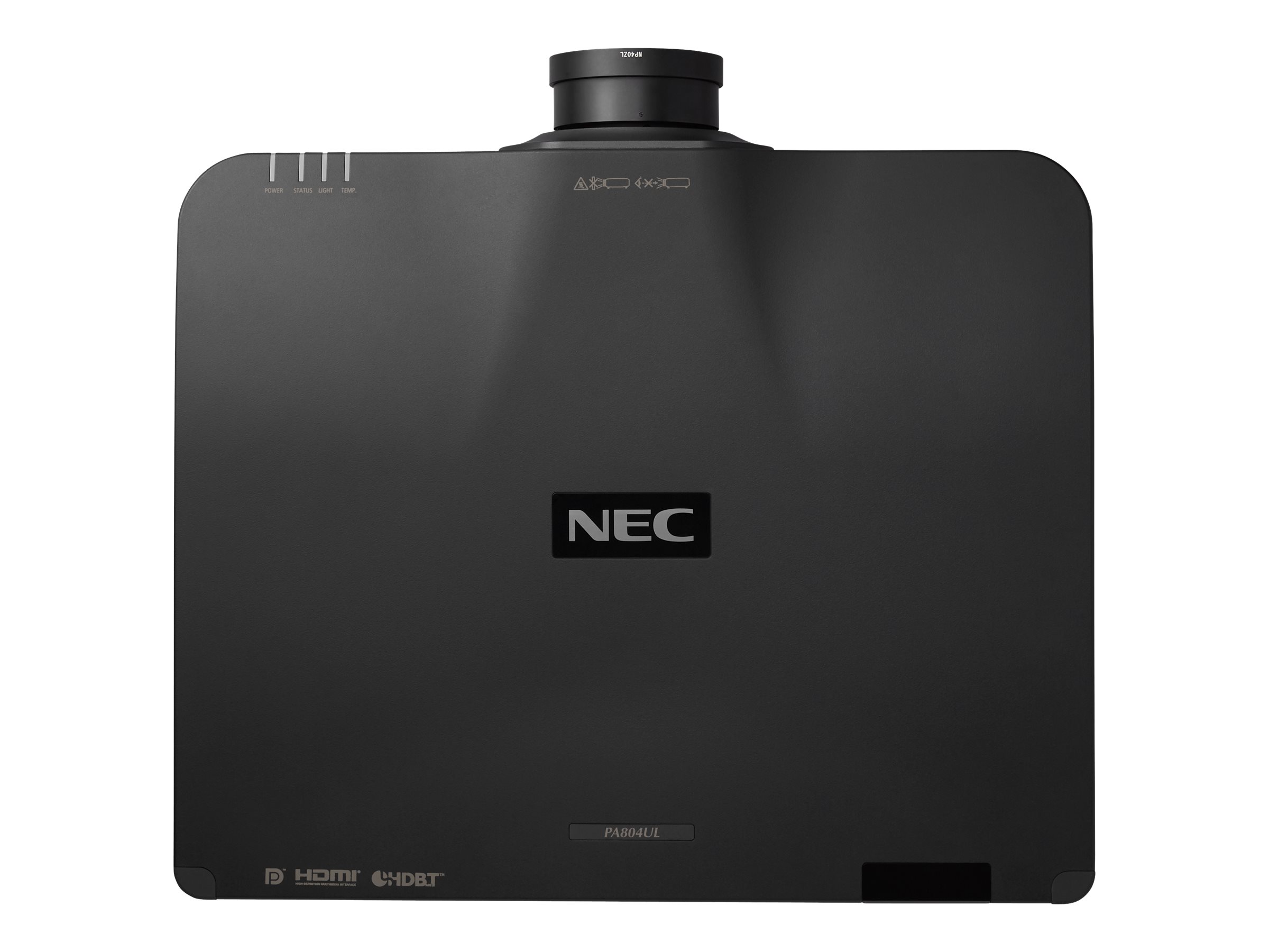NEC PA804UL - Projecteur 3LCD - 3D - 8200 ANSI lumens - WUXGA (1920 x 1200) - 16:10 - 1080p - objectif zoom - LAN - noir - avec NP41ZL lens - 40001460 - Projecteurs numériques