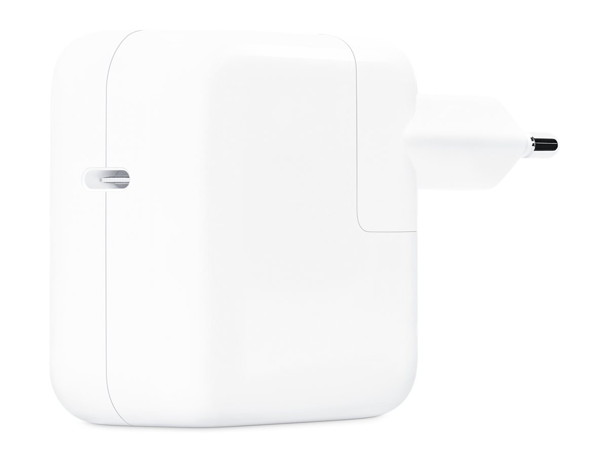 Apple - Adaptateur secteur - 30 Watt (24 pin USB-C) - MW2G3ZM/A - Batteries et adaptateurs d'alimentation pour téléphone cellulaire