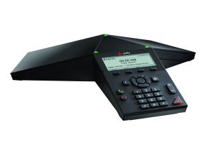 Poly Trio 8300 - Téléphone VoIP de conférence - avec Interface Bluetooth - (conférence) à trois capacité d'appel - SIP, SRTP, SDP - 3 lignes - noir - GSA gouvernemental - Conformité TAA - 849A2AA#AC3 - Téléphones filaires