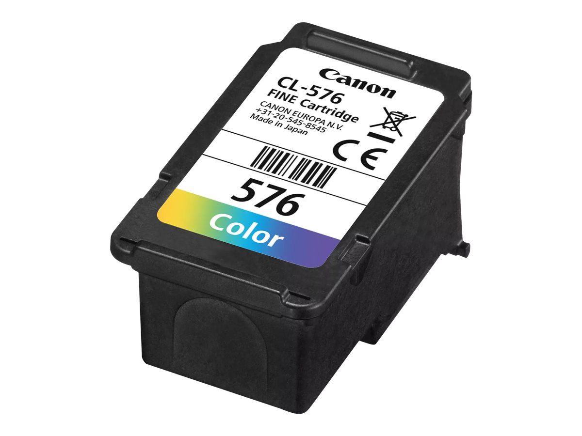 Canon CL-576 - 6.2 ml - couleur (cyan, magenta, jaune) - original - cartouche d'encre - pour PIXMA TR4750i, TR4751i, TS3550i, TS3551i - 5442C001 - Cartouches d'imprimante