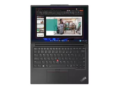 Lenovo ThinkPad E14 Gen 5 21JK - Conception de charnière à 180 degrés - Intel Core i5 - 1335U / jusqu'à 4.6 GHz - Win 11 Pro - Carte graphique Intel Iris Xe - 16 Go RAM - 512 Go SSD TCG Opal Encryption 2, NVMe - 14" IPS 1920 x 1200 - Gigabit Ethernet - Wi-Fi 6 - noir graphite - clavier : Français - avec 1 an de support Premier Lenovo - 21JK005AFR - Ordinateurs portables