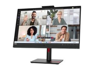 Lenovo ThinkVision T27hv-30 - Écran LED - 27" - 2560 x 1440 QHD - IPS - 300 cd/m² - 1000:1 - 4 ms - HDMI, DisplayPort, USB-C - haut-parleurs - noir corbeau - 63D6UAR3EU - Écrans d'ordinateur