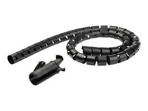 StarTech.com Gaine spirale range-câble en noir - 1,5 m - Diamètre de 25 mm - Avec outil pour insérer les câbles (CMSCOILED) - Kit de gaines pour câbles - noir - 1.5 m - CMSCOILED - Accessoires de câblage