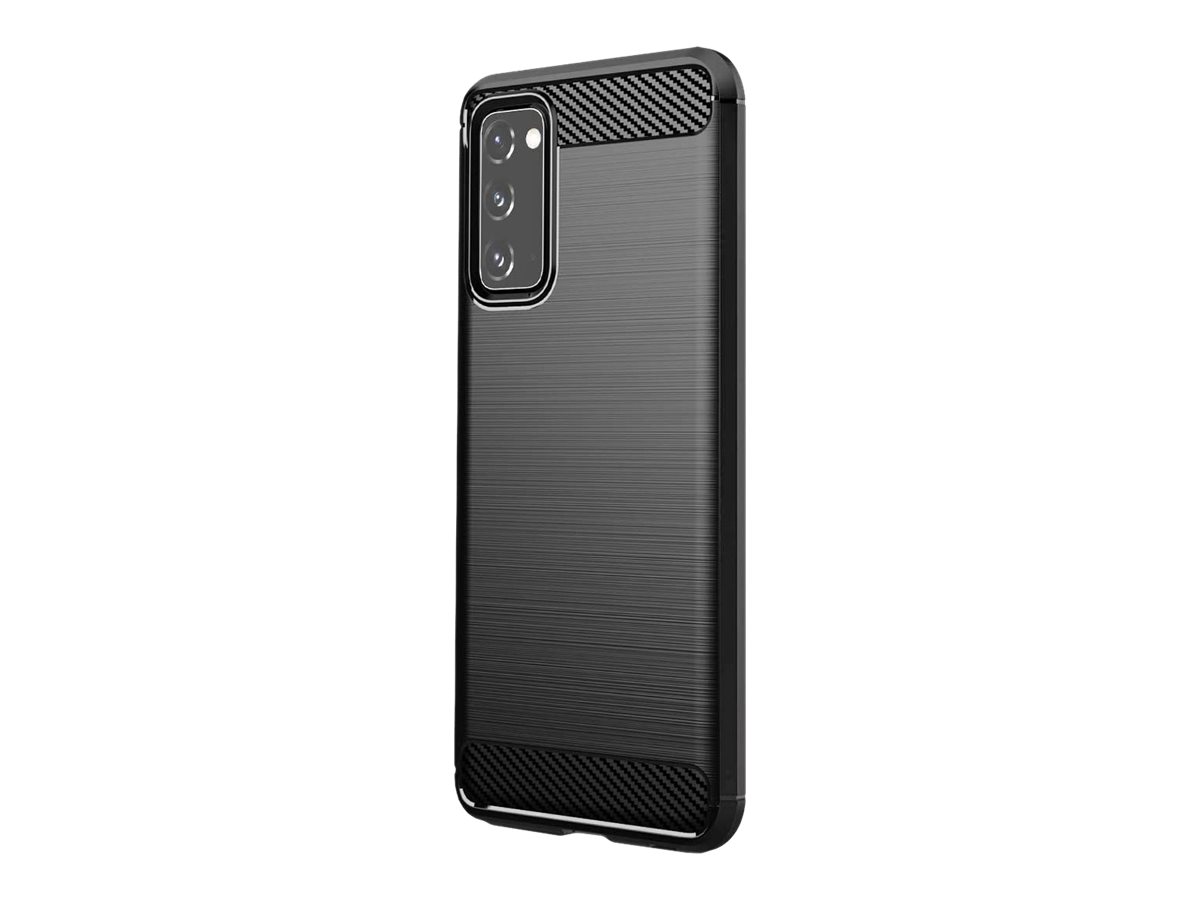 DLH - Coque de protection pour téléphone portable - silicone - noir - pour Samsung Galaxy S20 FE, S20 FE 5G - DY-PS4520 - Coques et étuis pour téléphone portable