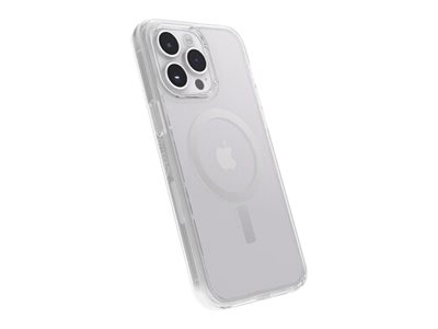 OtterBox Symmetry Series+ - Coque de protection pour téléphone portable - avec MagSafe - compatibilité avec MagSafe - polycarbonate, caoutchouc synthétique, 50 % de plastique recyclé - clair - pour Apple iPhone 14 Pro Max - 77-89268 - Coques et étuis pour téléphone portable