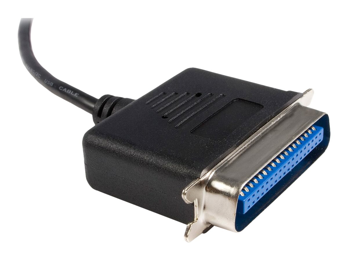 StarTech.com Câble Adaptateur de 1.80m USB vers 1 Port Parallèle pour Imprimante - Mâle Mâle - Adaptateur parallèle - USB 2.0 - IEEE 1284 - ICUSB1284 - Cartes réseau USB