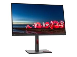 Lenovo ThinkVision T27h-30 - Écran LED - 27" - 2560 x 1440 QHD @ 60 Hz - IPS - 350 cd/m² - 1000:1 - 4 ms - HDMI, DisplayPort, USB-C - noir corbeau - pour ThinkPad P15 Gen 2 20YQ - 63A3GAT1EU - Écrans d'ordinateur