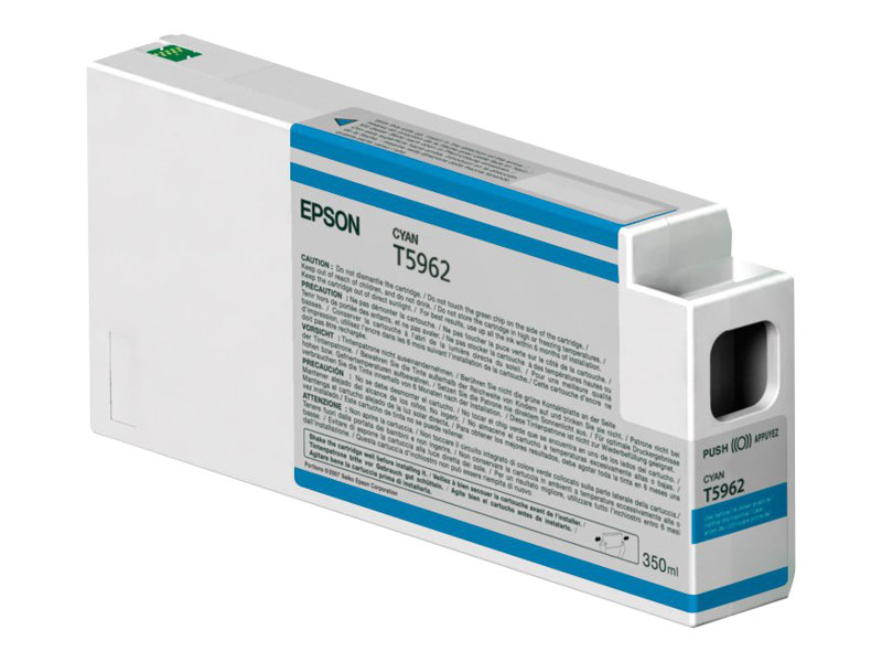 Epson T5962 - 350 ml - cyan - original - cartouche d'encre - pour Stylus Pro 7700, Pro 7890, Pro 7900, Pro 9700, Pro 9890, Pro 9900, Pro WT7900 - C13T596200 - Cartouches d'imprimante