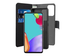 Puro - Folio - étui à rabat pour téléphone portable - plastique, cuir écologique - noir - pour Samsung Galaxy A52, A52 5G, A52s 5G - PUROFOLIOMAGA52 - Coques et étuis pour téléphone portable