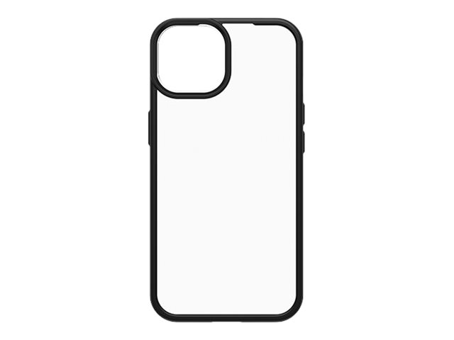 OtterBox React Series - Coque de protection pour téléphone portable - compatibilité avec MagSafe - clair, cristal noir - pour Apple iPhone 13 - 77-85584 - Coques et étuis pour téléphone portable