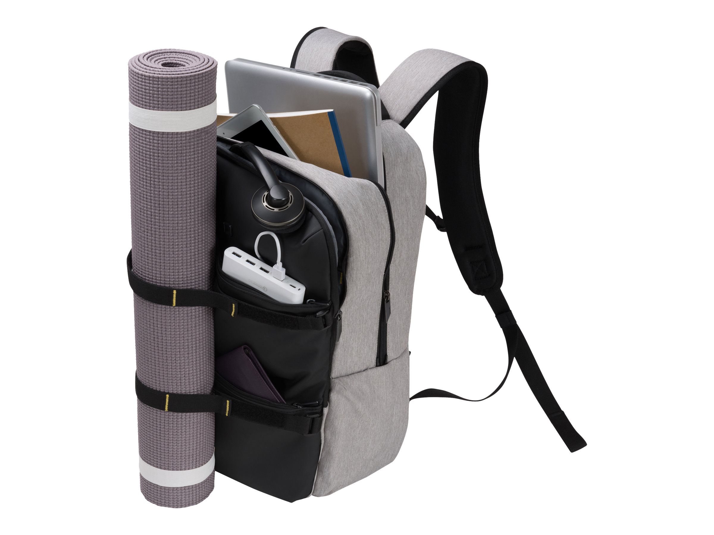 DICOTA Backpack MOVE - Sac à dos pour ordinateur portable - 13" - 15.6" - gris clair - D31766 - Sacoches pour ordinateur portable