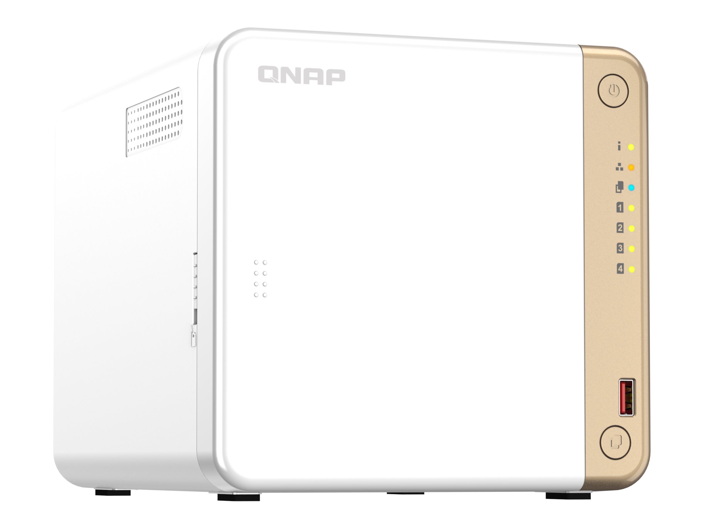 QNAP TS-462 - Serveur NAS - 4 Baies - SATA 6Gb/s - RAID RAID 0, 1, 5, 6, 10, 50, JBOD, 60 - RAM 2 Go - 2.5 Gigabit Ethernet - iSCSI support - TS-462-2G - NAS