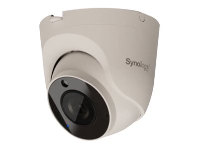 Synology TC500 - Caméra de surveillance réseau - panoramique / inclinaison - tourelle - Etanche - couleur (Jour et nuit) - 2880 x 1620 - Focale fixe - audio - LAN 10/100 - Conformité TAA - TC500 - Caméras de sécurité