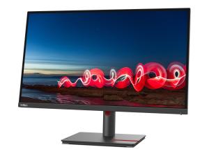 Lenovo ThinkVision T27i-30 - Écran LED - 27" - 1920 x 1080 Full HD (1080p) @ 60 Hz - IPS - 300 cd/m² - 1000:1 - 4 ms - HDMI, VGA, DisplayPort - noir - Campus - 63A4MAT1EU - Écrans d'ordinateur