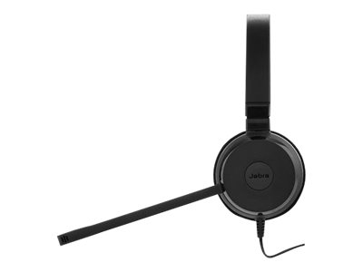 Jabra Evolve 20 MS stéréo - Micro-casque - sur-oreille - filaire - USB - Certifié pour Skype for Business - 4999-823-109 - Écouteurs