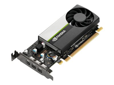 NVIDIA RTX T400 - Carte graphique - T400 - 4 Go GDDR6 - PCIe 3.0 x16 - 3 x Mini DisplayPort - boîtier marron - DELL-Y1V4P - Adaptateurs vidéo grand public