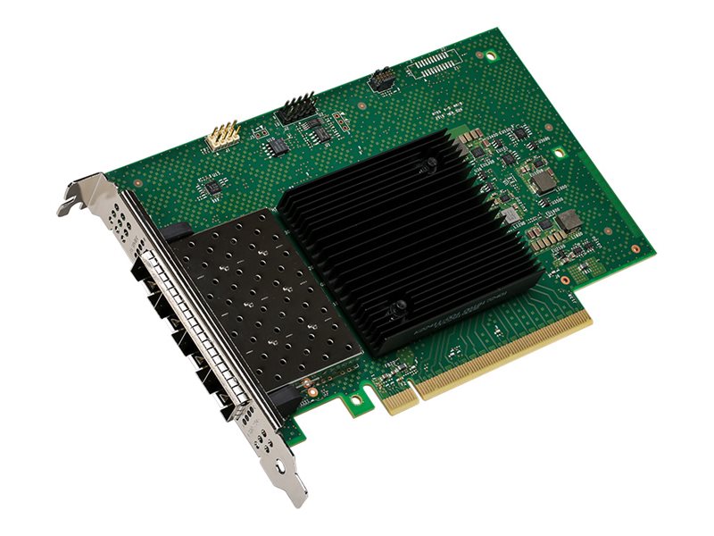 Intel Ethernet Network Adapter E810-XXVDA4 - Adaptateur réseau - PCIe 4.0 x16 - 10/25 Gigabit SFP28 x 4 - E810XXVDA4 - Adaptateurs réseau filaires