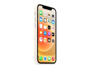 Apple - Coque de protection pour téléphone portable - avec MagSafe - silicone - blanc - pour iPhone 12, 12 Pro - MHL53ZM/A - Coques et étuis pour téléphone portable
