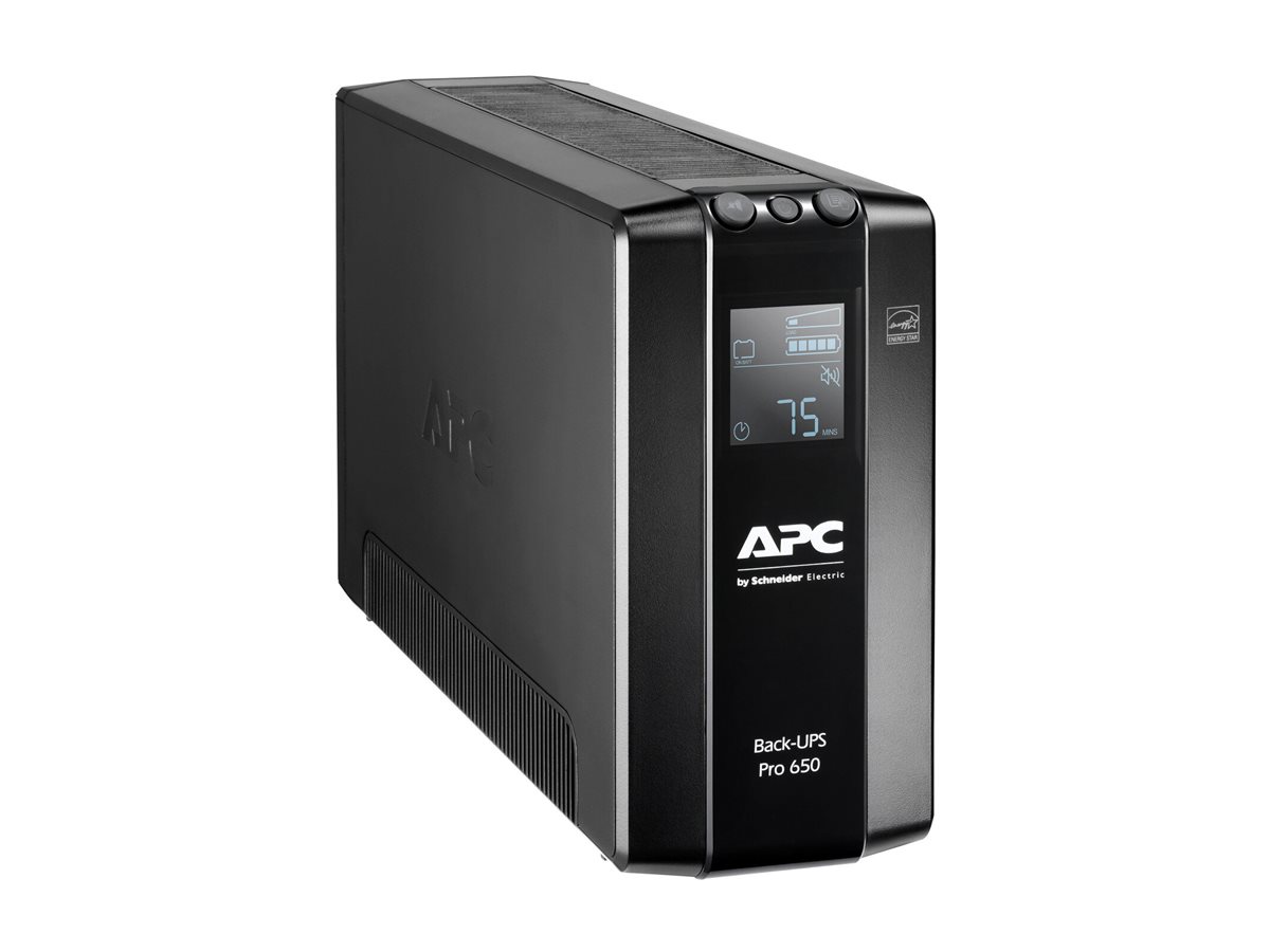 APC Back-UPS Pro BR650MI - Onduleur - CA 230 V - 390 Watt - 650 VA - USB - connecteurs de sortie : 6 - noir - BR650MI - UPS autonomes