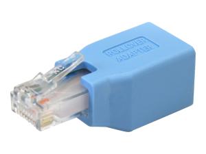 StarTech.com Adaptateur rollover console Cisco pour cable RJ45 Ethernet - M/F - Câble d'adaptateur réseau - RJ-45 (M) pour RJ-45 (F) - bleu - ROLLOVER - Accessoires de câblage réseau
