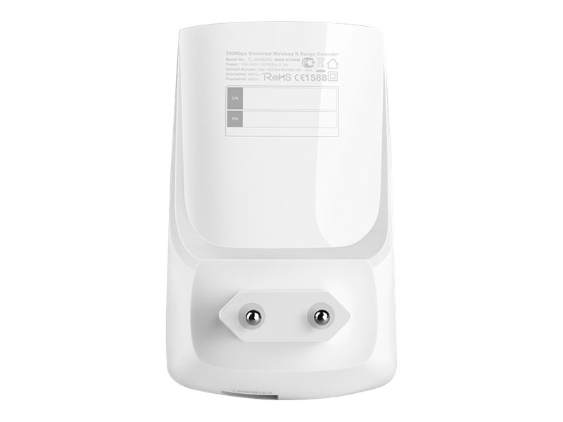 TP-Link TL-WA850RE 300Mbps Universal Wireless N Range Extender - Extension de portée Wifi - 100Mb LAN - Wi-Fi - 2.4 GHz - TL-WA850RE(FR) - Périphériques réseau spécialisés