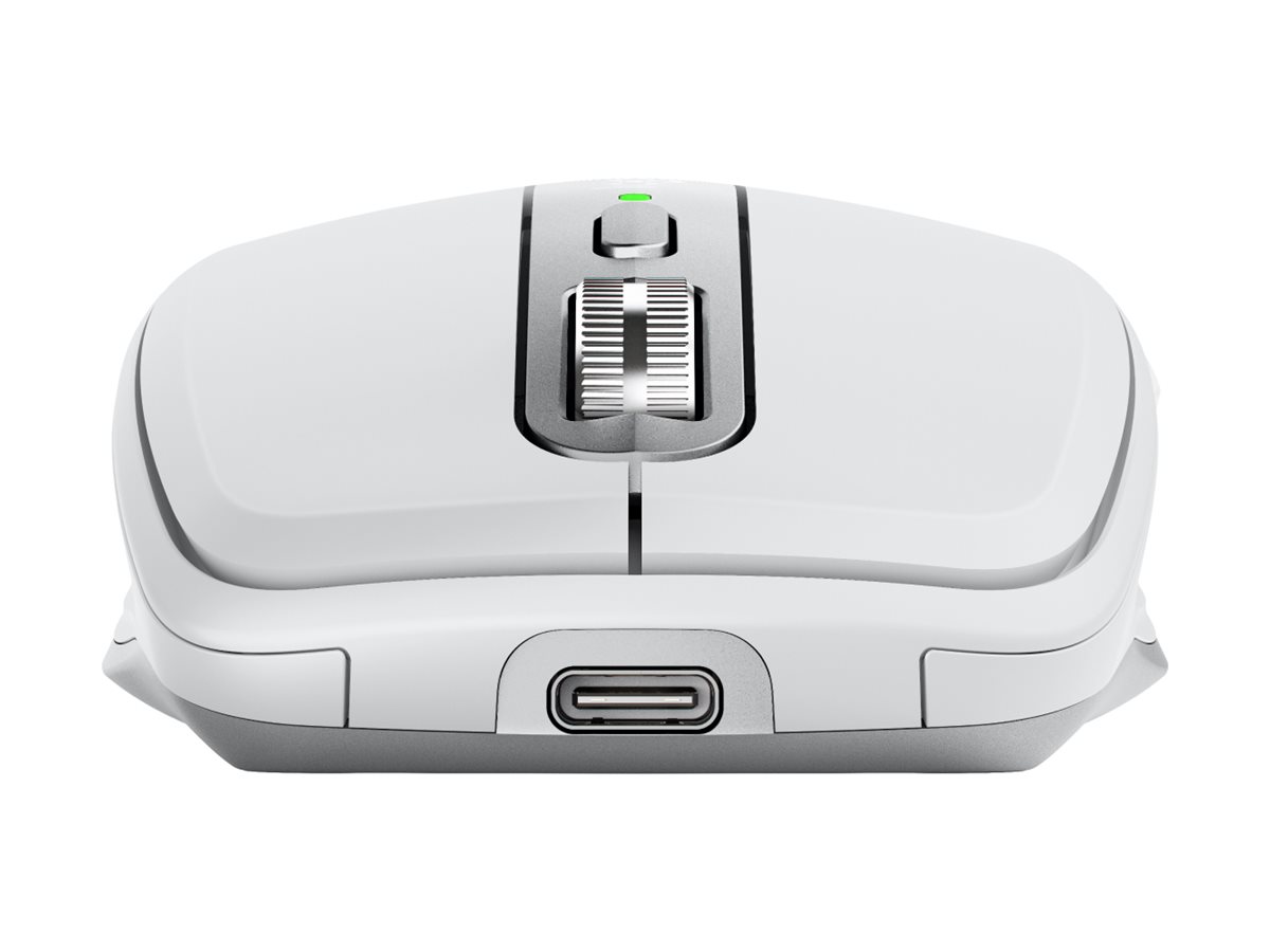 Logitech Master Series MX Anywhere 3S for Mac - Souris - 6 boutons - sans fil - Bluetooth - gris pâle - 910-006946 - Souris