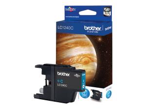 Brother LC1240C - Cyan - original - cartouche d'encre - pour Brother DCP-J525, J725, J925, MFC-J430, J5910, J625, J6510, J6710, J6910, J825 - LC1240C - Cartouches d'encre Brother