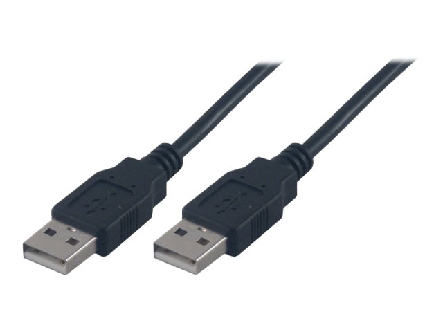 MCL - Câble USB - USB (M) pour USB (M) - 2 m - noir - MC922AA-2M/N - Câbles USB