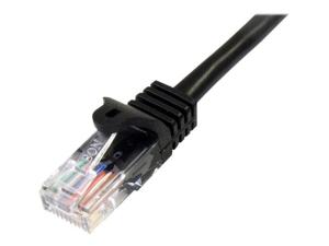 StarTech.com Câble réseau Cat5e UTP sans crochet de 5 m - Cordon Ethernet RJ45 anti-accroc - Câble patch - M/M - Noir - Cordon de raccordement - RJ-45 (M) pour RJ-45 (M) - 5 m - UTP - CAT 5e - sans crochet - noir - 45PAT5MBK - Câbles à paire torsadée