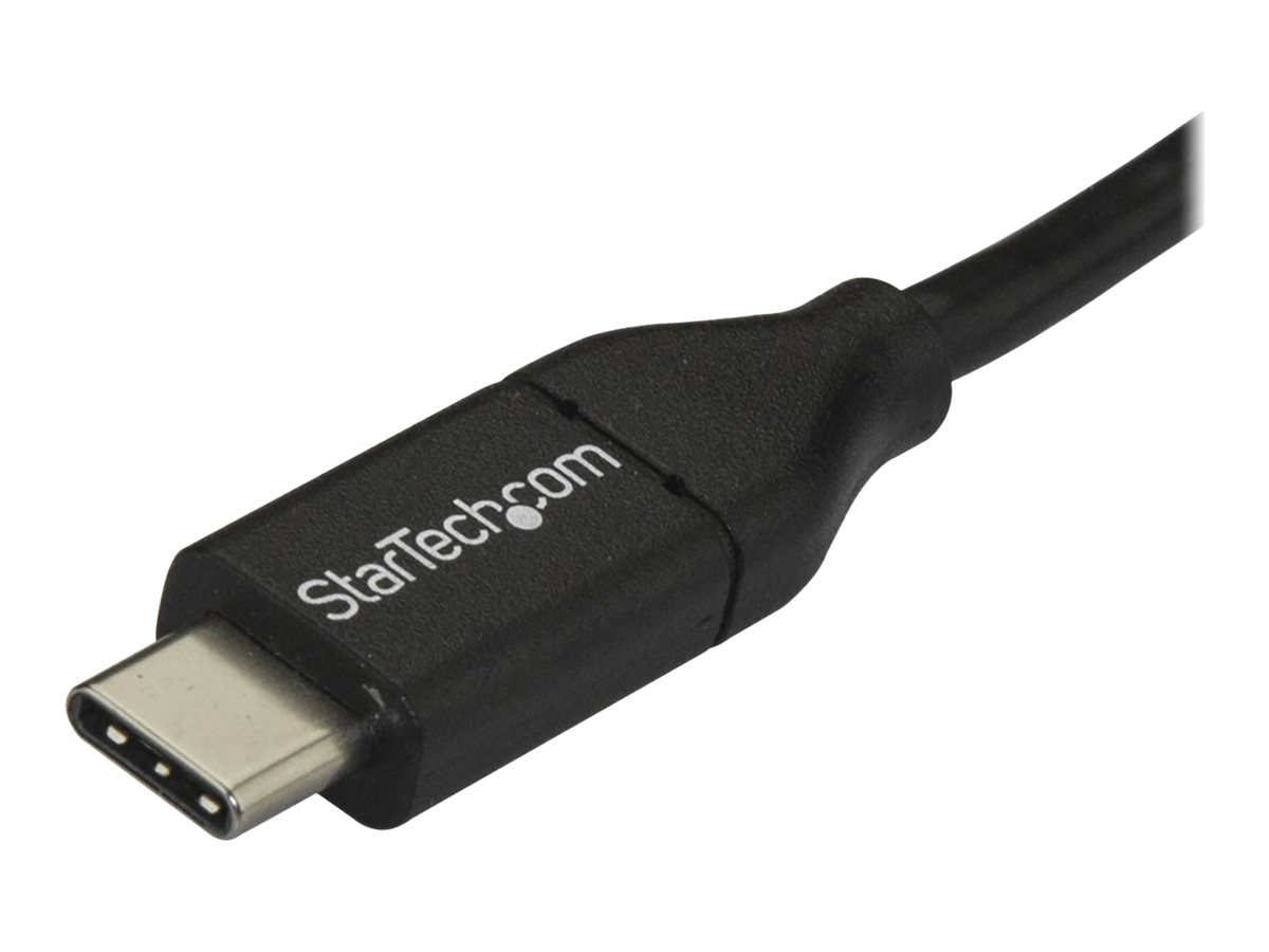 StarTech.com Câble USB-C vers Micro USB de 2 m - Cordon USB Type-C vers Micro-B - Câble de charge compatible Thunderbolt 3 - M/M - USB 2.0 - Câble USB - 24 pin USB-C (M) pour Micro-USB de type B (M) - USB 2.0 - 2 m - noir - USB2CUB2M - Câbles USB