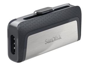 SanDisk Ultra Dual - Clé USB - 64 Go - USB 3.1 / USB-C - pour Intel Next Unit of Computing 12 Pro Kit - NUC12WSKi3 - SDDDC2-064G-G46 - Lecteurs flash