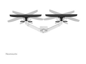 Neomounts NEXT One DS65S-950WH2 - Kit de montage (bras articulé) - pleine action - pour 2 écrans LCD - aluminium - blanc - Taille d'écran : 24"-34" - montrable sur bureau - DS65S-950WH2 - Montages pour TV et moniteur