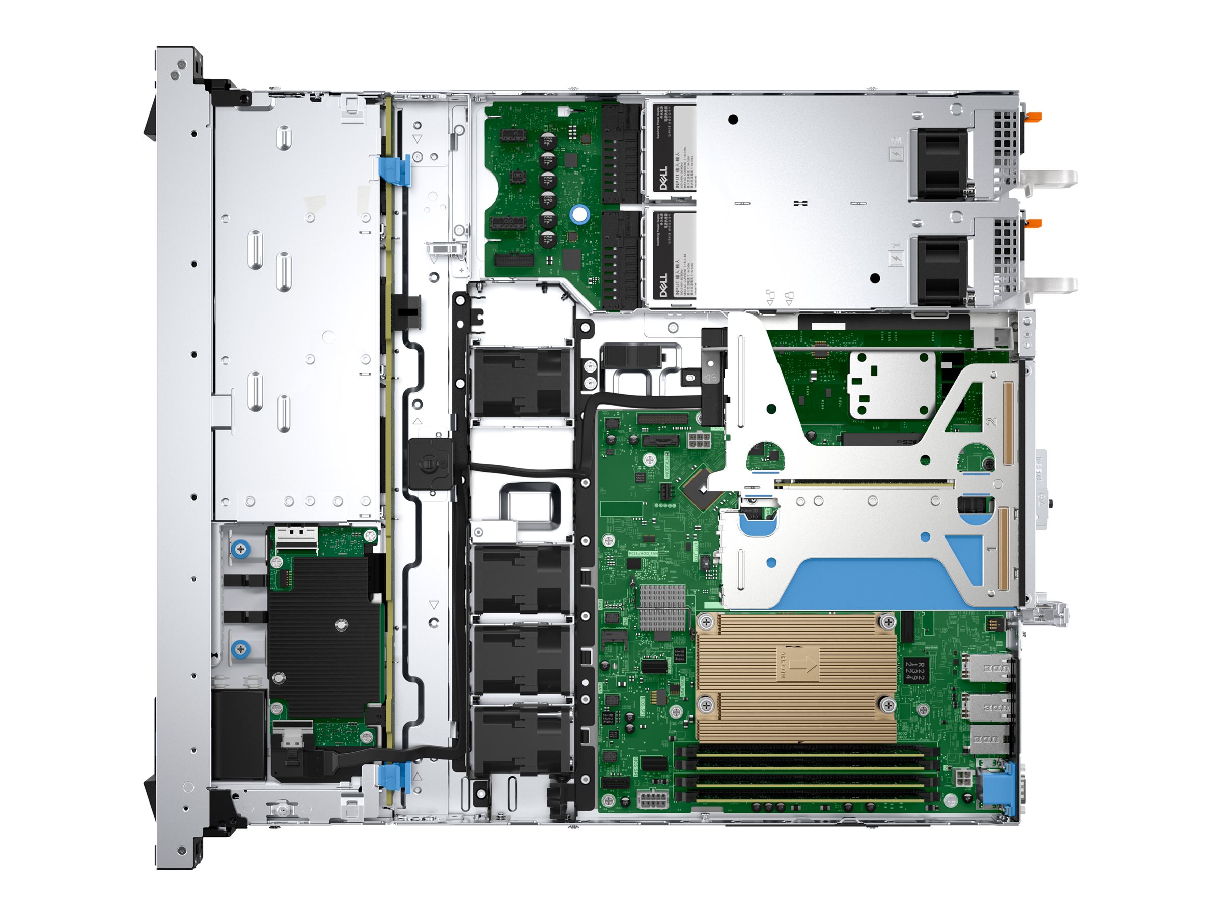 Dell PowerEdge R360 - Serveur - Montable sur rack 1U - 1 voie - 1 x Xeon E-2434 / jusqu'à 5 GHz - RAM 16 Go - SAS - hot-swap 2.5" baie(s) - SSD 480 Go - G200eW - Gigabit Ethernet - Aucun SE fourni - moniteur : aucun - BTP - Dell Smart Selection, Dell Smart Value - avec 3 Years Dell ProSupport - XRH14 - Serveurs rack